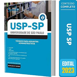 Apostila USP 2023 - Técnico para Assuntos Administrativos