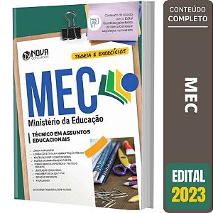 Apostila MEC 2023 Técnico em Assuntos Educacionais