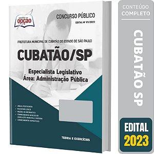 Apostila Cubatão SP 2023 - Legislativo Administração Pública