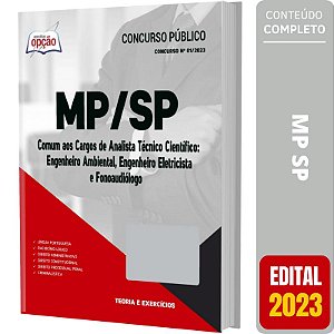Apostila MP SP 2033 - Comum Cargos de Analista Técnico Científico