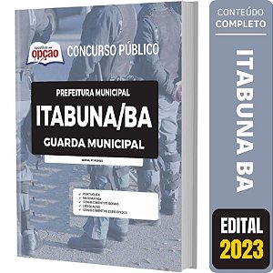 Apostila Concurso Itabuna BA 2023 - Guarda Municipal
