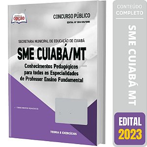 Apostila SME Cuiabá MT 2023 - Conhecimentos Pedagógicos Professor