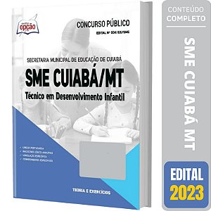 Apostila SME Cuiabá MT 2023 - Técnico em Desenvolvimento Infantil