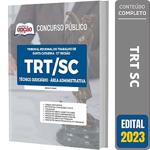 Apostila TRT SC 2023 - Técnico Judiciário - Área Administrativa