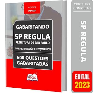Caderno SP REGULA 2023 - Técnico Fiscalização Serviços Públicos