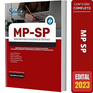 Apostila MP SP 2023 - Comum aos Cargos de Analista Técnico Científico