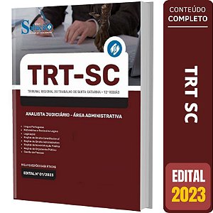 Apostila TRT SC 2023 - Analista Judiciário - Área Administrativa