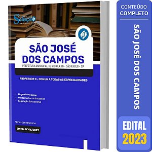 Apostila São José dos Campos 2023 - Professor 2 - Comum a Todas