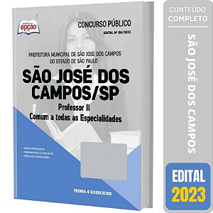 Apostila São José dos Campos SP - Professor 2 - Comum