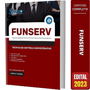 Apostila FUNSERV 2023 - Técnico de Controle Administrativo