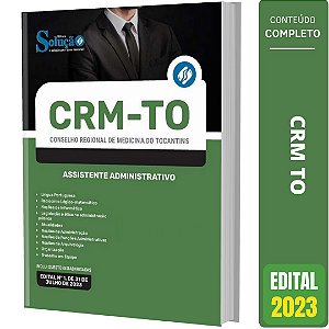 Apostila Concurso CRM TO 2023 - Assistente Administrativo