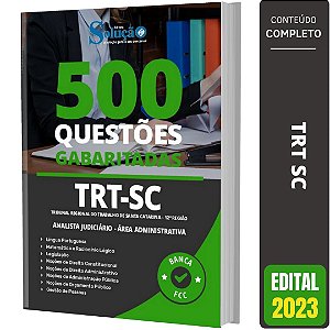 Caderno de Questões TRT-SC 2023 - Analista Judiciário - Área Administrativa