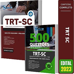 Kit Apostila TRT SC 12 - Analista Área Administrativa + Testes