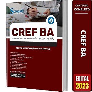 Apostila CREF BA 2023 - Agente Orientação e Fiscalização