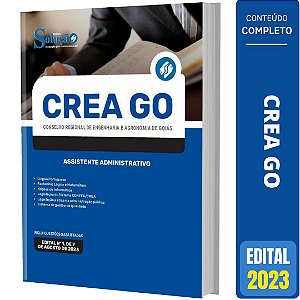 Apostila CREA GO 2023 - Assistente Administrativo