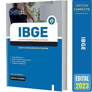 Apostila Concurso IBGE 2023 - Agente de Pesquisas Telefone