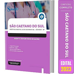 Apostila São Caetano do Sul SP 2023 - Agente Comunitário de Saúde