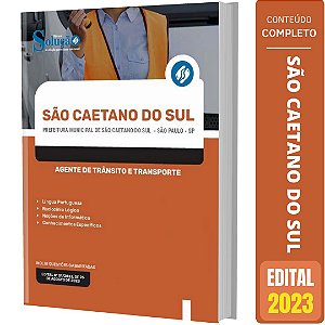 Apostila São Caetano do Sul SP 2023 - Agente Trânsito e Transporte