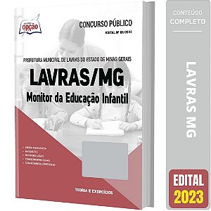Apostila Concurso Lavras MG 2023 - Monitor da Educação Infantil