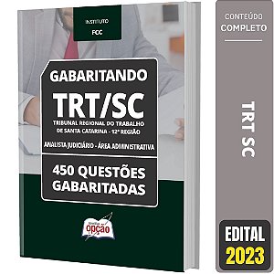 Apostila Caderno de Testes TRT SC 2023 Analista - Administrativa