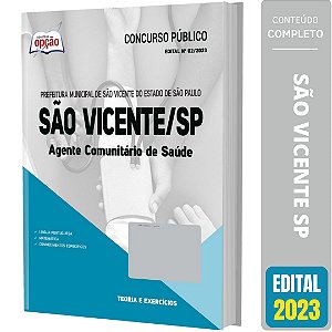 Apostila São Vicente SP 2023 - Agente Comunitário de Saúde