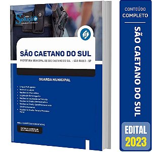 Apostila São Caetano do Sul SP 2023 - Guarda Municipal