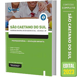 Apostila São Caetano do Sul SP 2023 Professor Ensino Fundamental