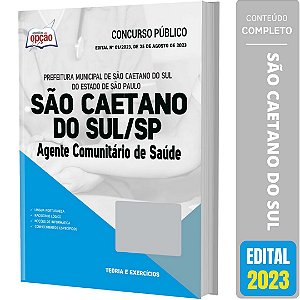 Apostila São Caetano do Sul SP 2023 - Agente Comunitário Saúde