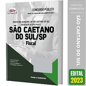 Apostila Prefeitura de São Caetano do Sul SP 2023 - Fiscal