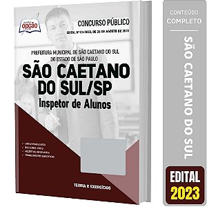 Apostila Inspetor De Alunos Concurso São Caetano Do Sul Sp 2023