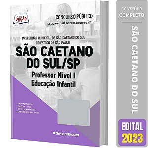 Apostila São Caetano do Sul 2023 - Professor Educação Infantil 1