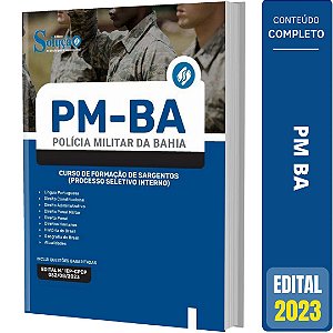 Apostila PM BA 2023 - Curso de Formação de Sargentos (Interno)