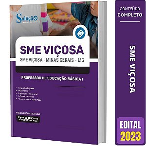 Apostila SME Viçosa MG 2023 - Professor de Educação Básica I