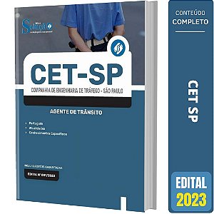 Apostila Concurso CET SP 2023 - Agente de Trânsito