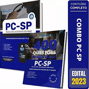 Kit Apostila Pc Sp 2023 - Investigador De Polícia + Questões