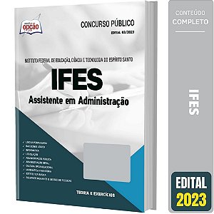Apostila IFES 2023 - Assistente em Administração