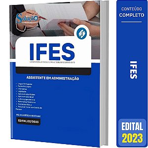 Apostila Concurso IFES 2023 - Assistente em Administração