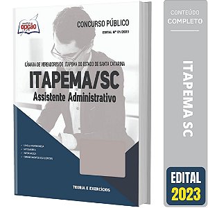 Apostila Câmara de Itapema SC 2023 - Assistente Administrativo