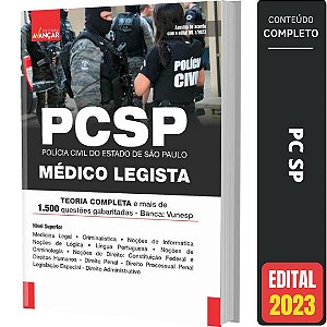 Apostila Concurso Polícia Civil Pc Sp 2023 - Médico Legista