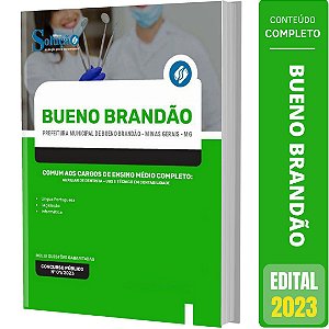 Apostila Bueno Brandão MG 2023 - Cargos de Ensino Médio Completo