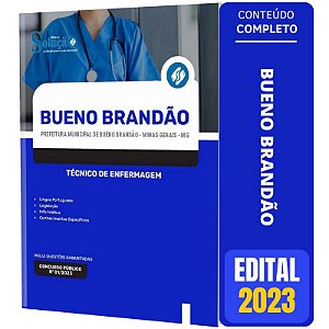 Apostila Bueno Brandão MG 2023 - Técnico de Enfermagem