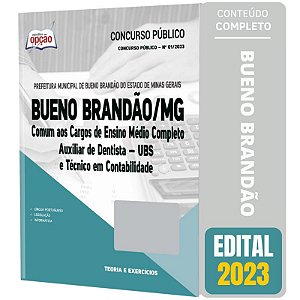 Apostila Bueno Brandão MG 2023 - Comum aos Cargos de Ensino Médio Completo