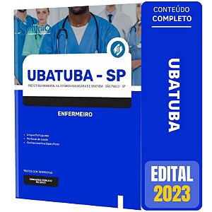Apostila Prefeitura Ubatuba SP 2023 - Enfermeiro