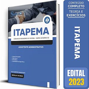 Apostila Câmara de Itapema SC 2023 - Assistente Administrativo