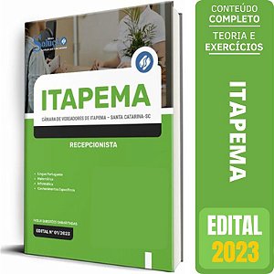 Apostila Câmara de Itapema SC 2023 - Recepcionista
