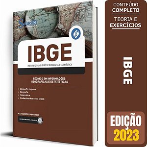 Apostila IBGE 2023 Técnico Informações Geográficas e Estatísticas