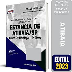 Apostila Atibaia SP 2023 - Guarda Civil Municipal