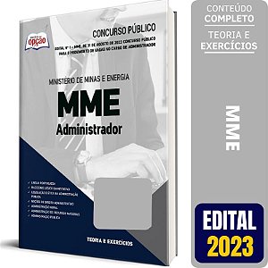 Apostila Concurso MME 2023 - Administrador