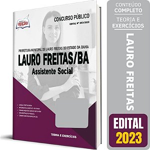 Apostila Prefeitura Lauro de Freitas BA 2023 - Assistente Social