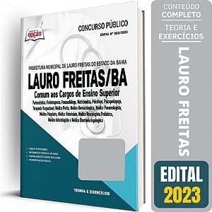 Apostila Lauro de Freitas BA 2023 - Comum aos Cargos Superior